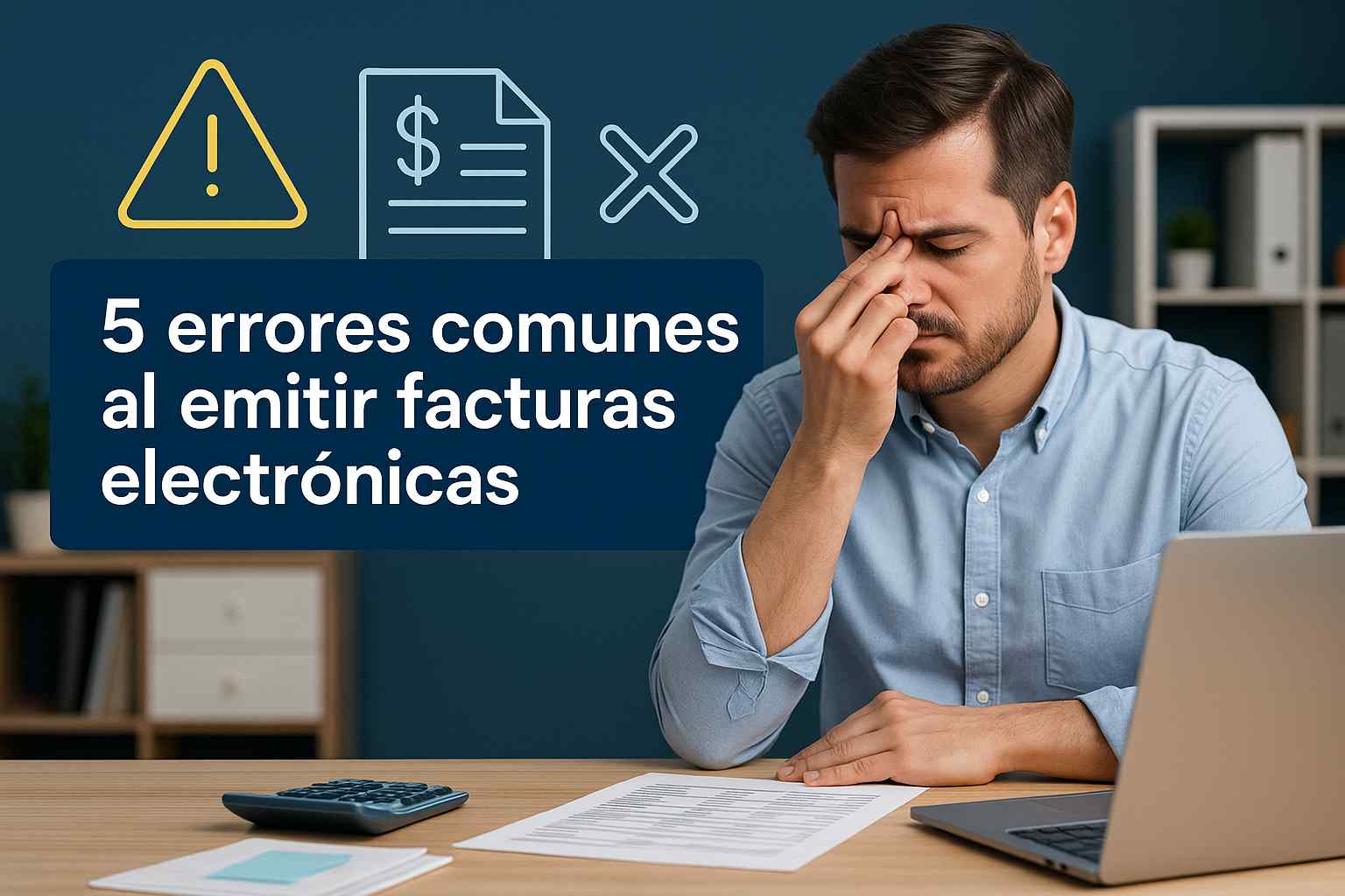 5 errores comunes al emitir facturas electrónicas que todo emprendedor debe evitar